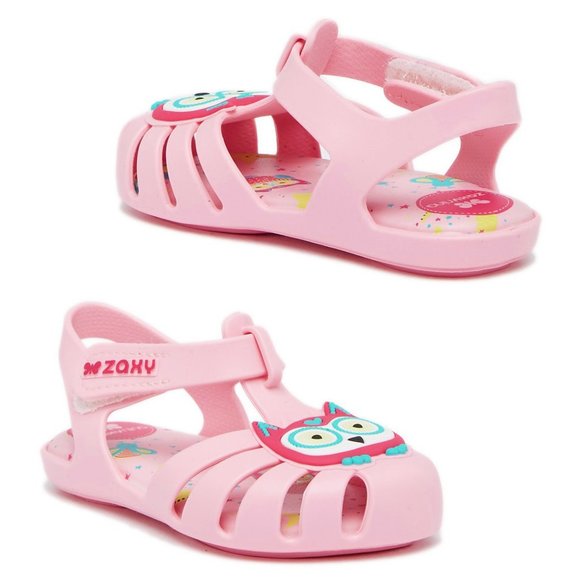 Zaxy Glow in the Dark Soft Jelly Owl Star Sandal - Picture 6 of 7
